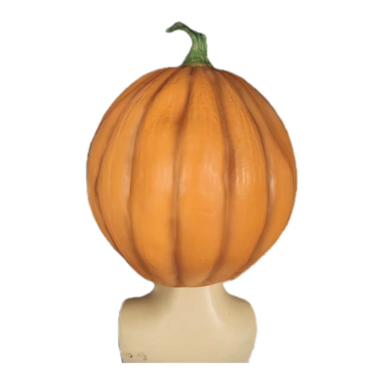 1 Horror-Style Halloween Pumpkin-Themed Headgear Mask, Made of Latex, with a Realistic Pumpkin Shape, Suitable for Personal Part