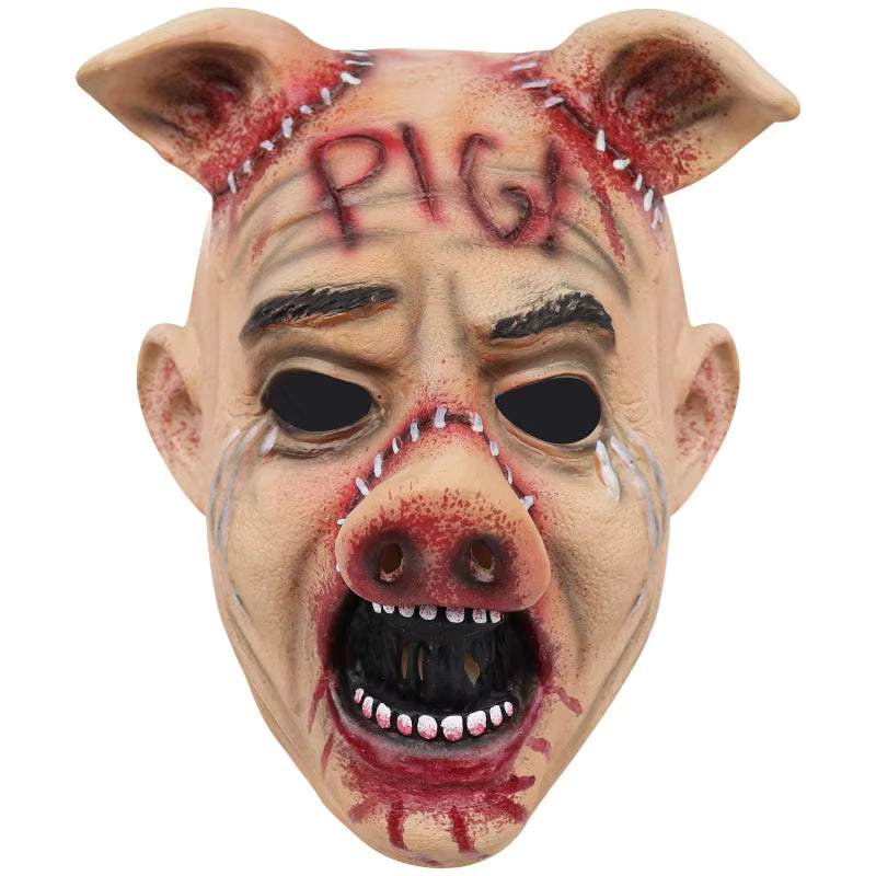 Halloween Faceless Man Mask Devil Full Face Latex Scary Headcover for Men Creepy Horror Carnival Cosplay Costumes for Adults