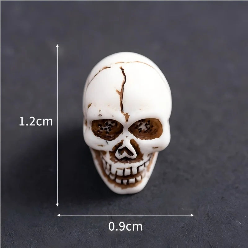 Halloween Small Ornament Skull Mummy Resurrection Ghost Festival Horror Resin Ornament Home Desktop Creative Decoration Supplies