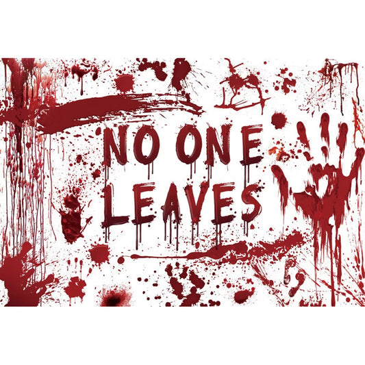 Happy Halloween Photography Backdrop Horror Ghost Trick or Treat Scary Bloody Handprint Kids Portrait Photographic Backgrounds