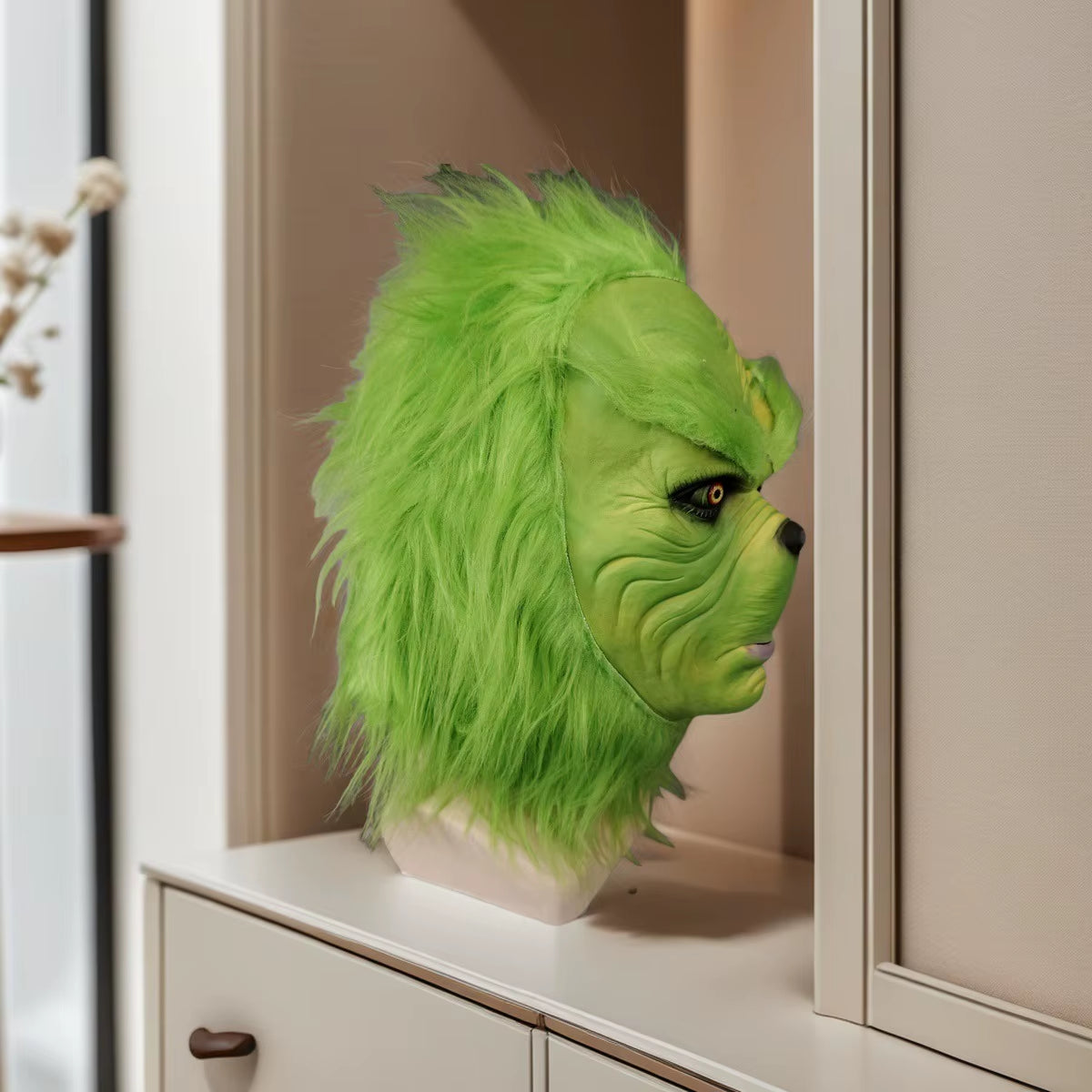 Halloween NPC Costume Cosplay Prank Scary Scare Head