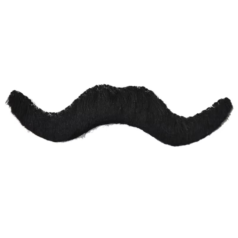 6/12Pcs Self Adhesive Fake Beard Mustaches Mexican Fiesta Party Supplies Halloween Christmas Costume Fake Mustaches Sticker
