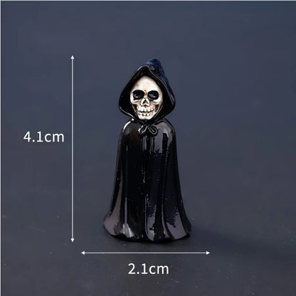 Halloween Small Ornament Skull Mummy Resurrection Ghost Festival Horror Resin Ornament Home Desktop Creative Decoration Supplies