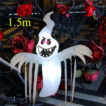 Halloween Inflatable Decoration Courtyard Prop Built-In LED Lights Inflatable Model Outdoor Ornament Party New Year Garden Decor