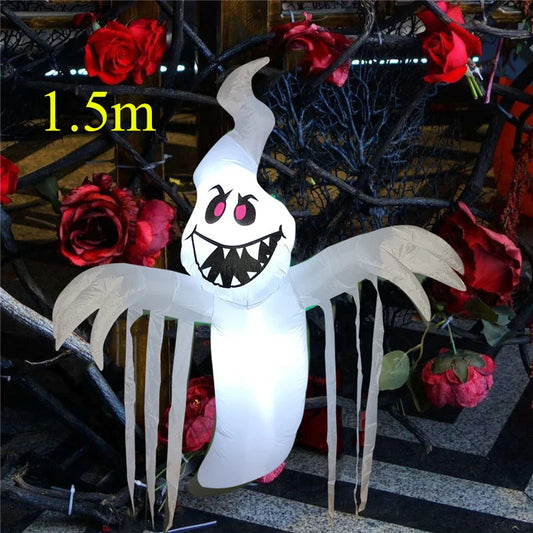 Halloween Inflatable Decoration Courtyard Prop Built-In LED Lights Inflatable Model Outdoor Ornament Party New Year Garden Decor