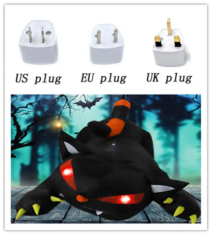 Halloween Inflatable Decoration Courtyard Prop Built-In LED Lights Inflatable Model Outdoor Ornament Party New Year Garden Decor