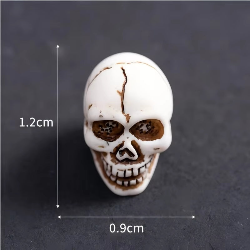 NEW Halloween Miniatures Figure Skull Ghost Decoration Resin Micro Landscape Pumpkin Halloween Party Decoration Home Office Gift