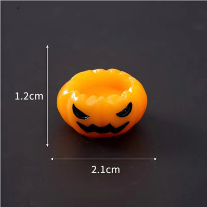 NEW Halloween Miniatures Figure Skull Ghost Decoration Resin Micro Landscape Pumpkin Halloween Party Decoration Home Office Gift