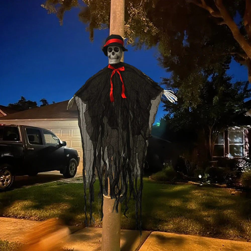 1PCS Halloween Skeleton Ghost Decoration Ghost with Halloween Decoration for Halloween Party Home Indoor Outdoor Use in Gardens