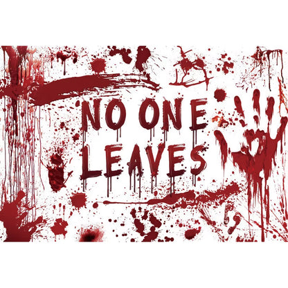 Happy Halloween Photography Backdrop Horror Ghost Trick or Treat Scary Bloody Handprint Kids Portrait Photographic Backgrounds