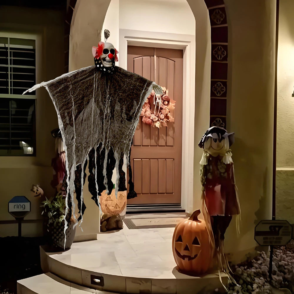 1PCS Halloween Skeleton Ghost Decoration Ghost with Halloween Decoration for Halloween Party Home Indoor Outdoor Use in Gardens
