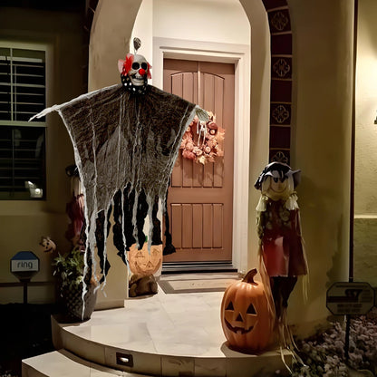 1PCS Halloween Skeleton Ghost Decoration Ghost with Halloween Decoration for Halloween Party Home Indoor Outdoor Use in Gardens