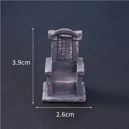 Halloween Small Ornament Skull Mummy Resurrection Ghost Festival Horror Resin Ornament Home Desktop Creative Decoration Supplies