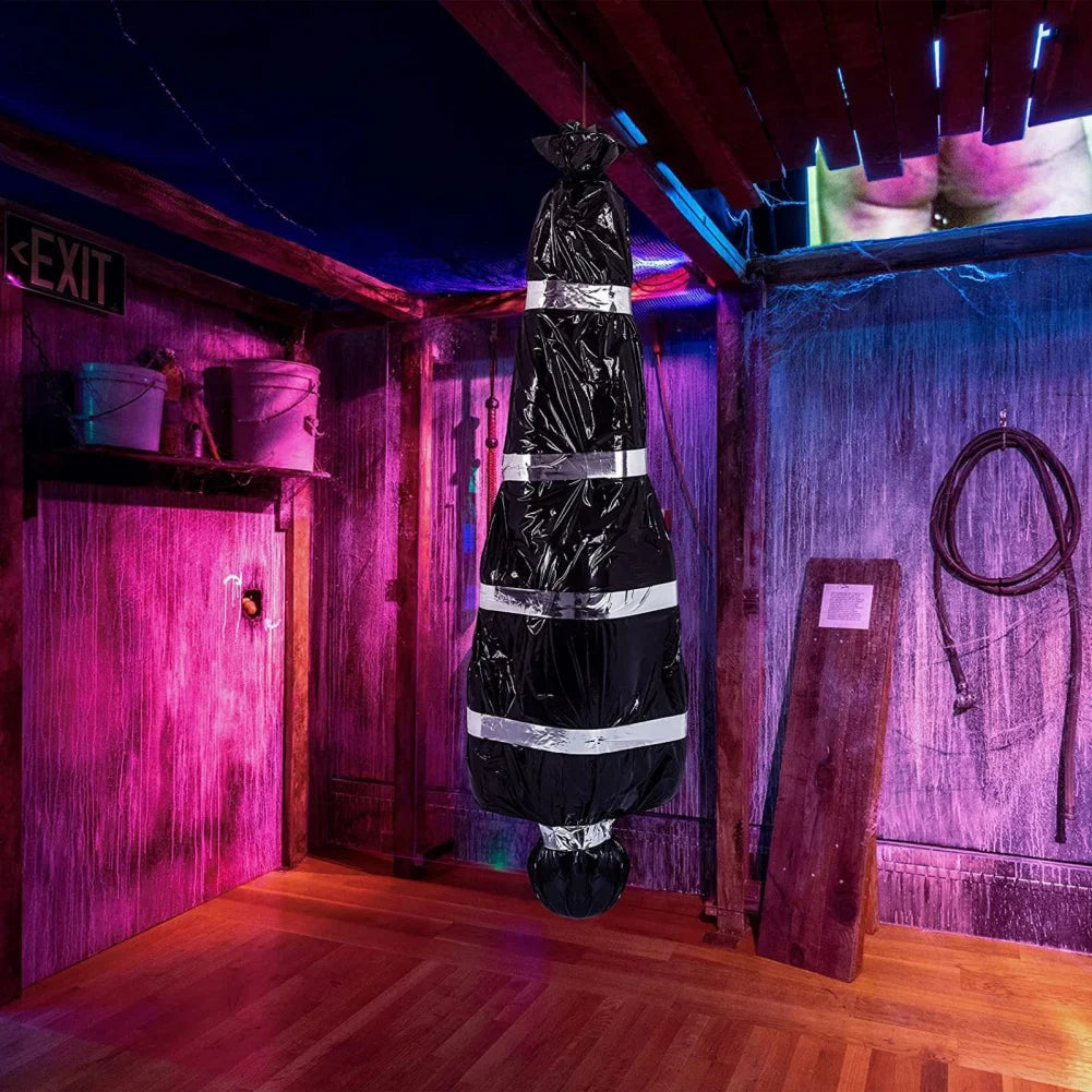 Halloween Dead Props Outdoor Scary Dead Victim Prop the Terror Creepy Haunted House Fake Corpse