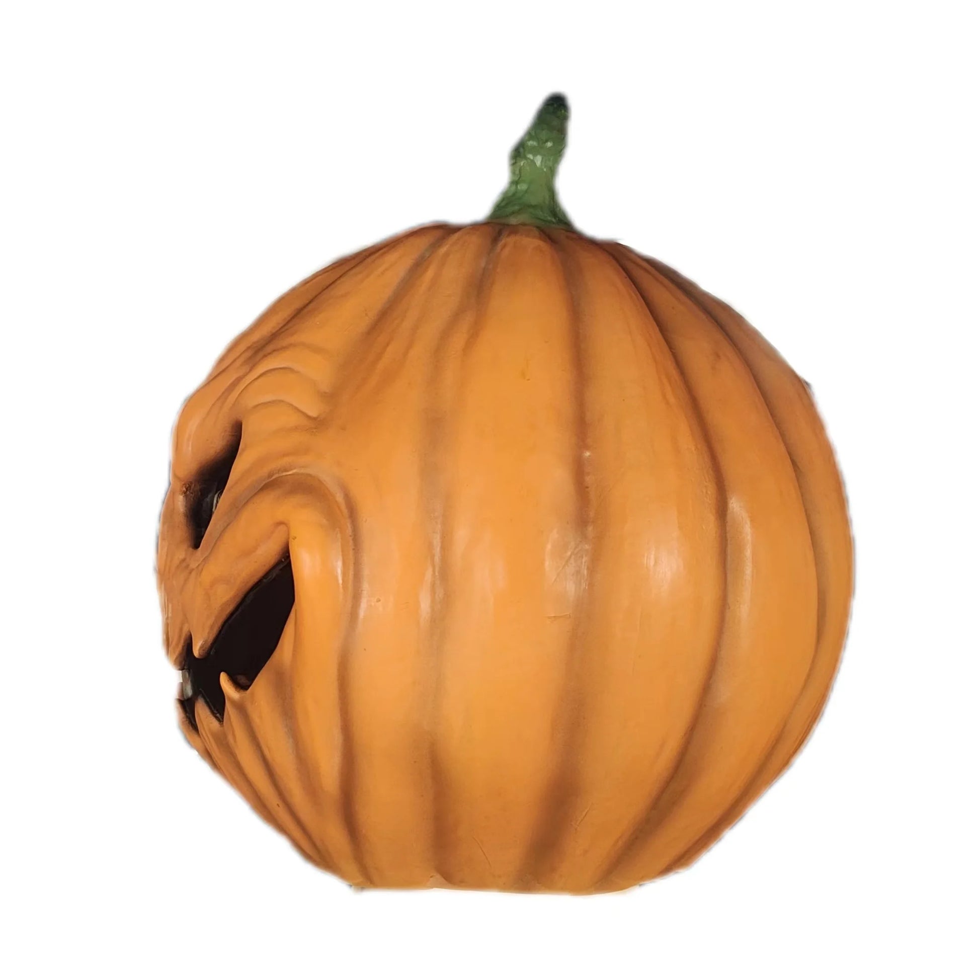 1 Horror-Style Halloween Pumpkin-Themed Headgear Mask, Made of Latex, with a Realistic Pumpkin Shape, Suitable for Personal Part