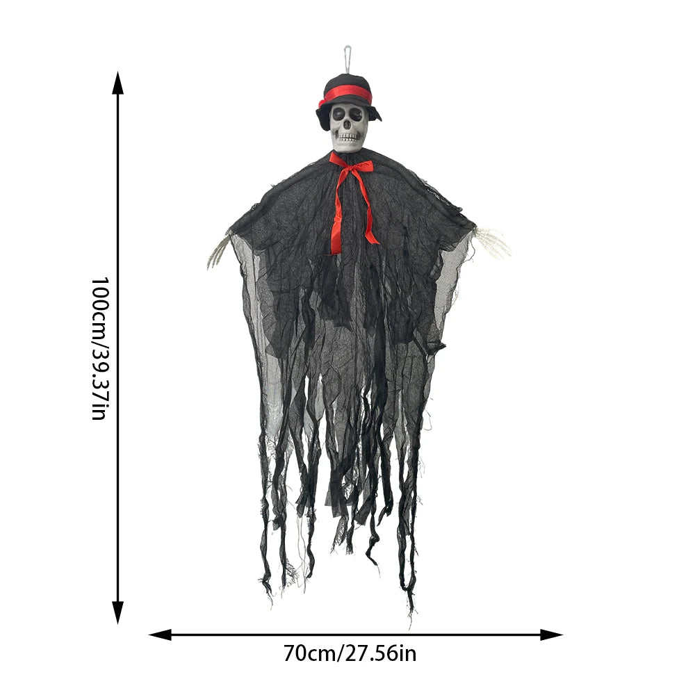 1PCS Halloween Skeleton Ghost Decoration Ghost with Halloween Decoration for Halloween Party Home Indoor Outdoor Use in Gardens