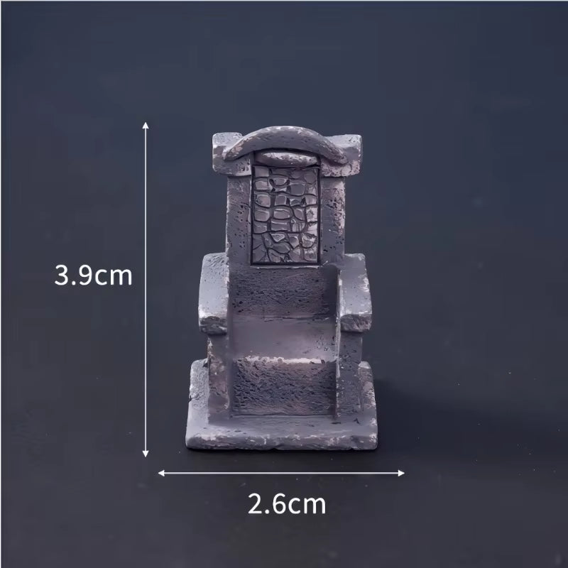 NEW Halloween Miniatures Figure Skull Ghost Decoration Resin Micro Landscape Pumpkin Halloween Party Decoration Home Office Gift