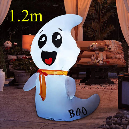 Halloween Inflatable Decoration Courtyard Prop Built-In LED Lights Inflatable Model Outdoor Ornament Party New Year Garden Decor