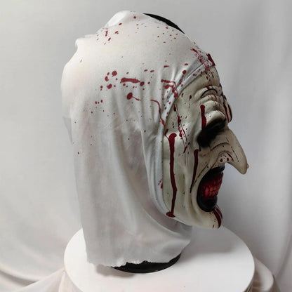 Scary Terrifier 3 Cosplay Mask Halloween Art the Clown Bloody Latex Soft Props Party Adults Terrifier Costume Masks