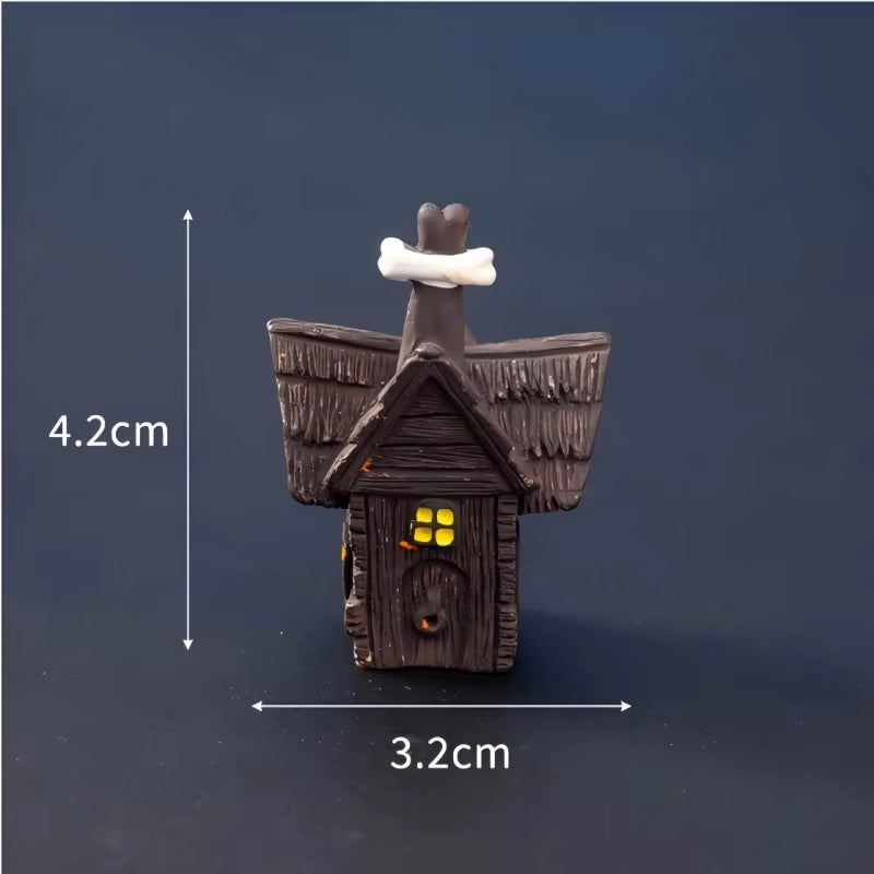 NEW Halloween Miniatures Figure Skull Ghost Decoration Resin Micro Landscape Pumpkin Halloween Party Decoration Home Office Gift