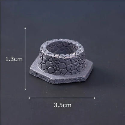 Halloween Small Ornament Skull Mummy Resurrection Ghost Festival Horror Resin Ornament Home Desktop Creative Decoration Supplies