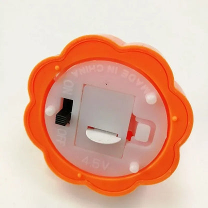 24/1Pcs LED Halloween Pumpkin Candle Lights with Battery Flameless Electronic Candles Lamps for Halloween Party Decor Lighting