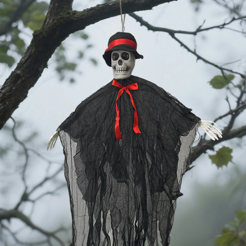 1PCS Halloween Skeleton Ghost Decoration Ghost with Halloween Decoration for Halloween Party Home Indoor Outdoor Use in Gardens